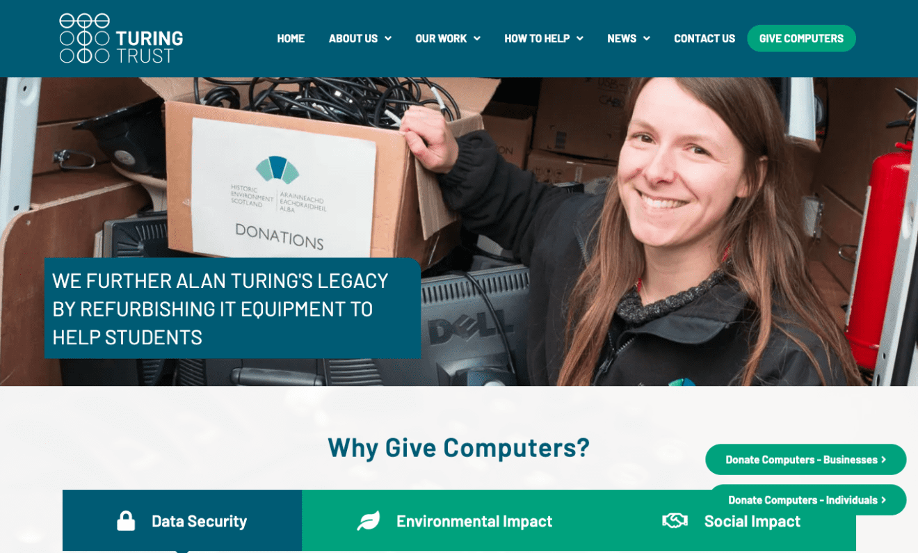 Turing Trust Website
