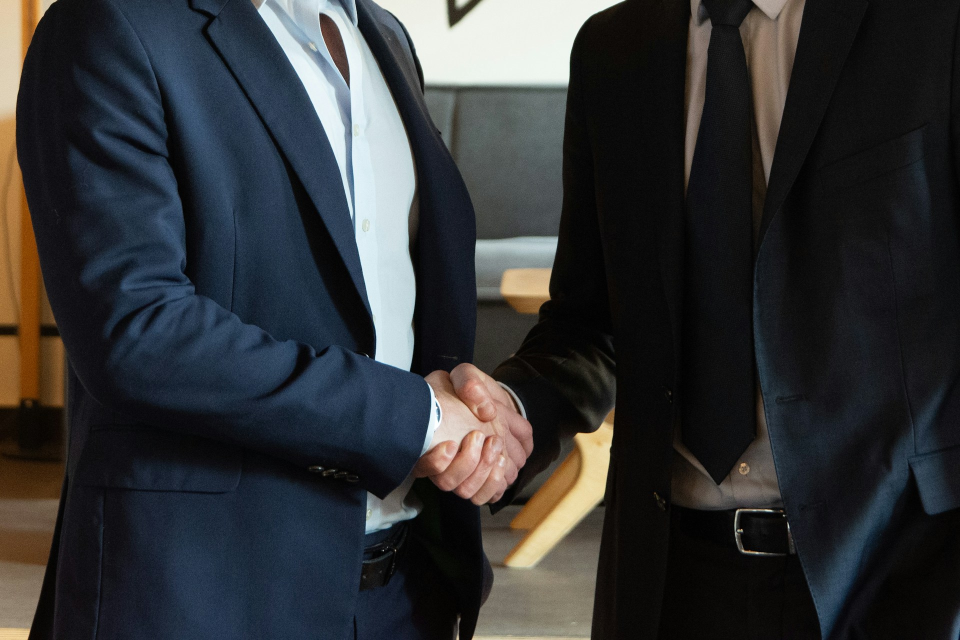 Business handshake