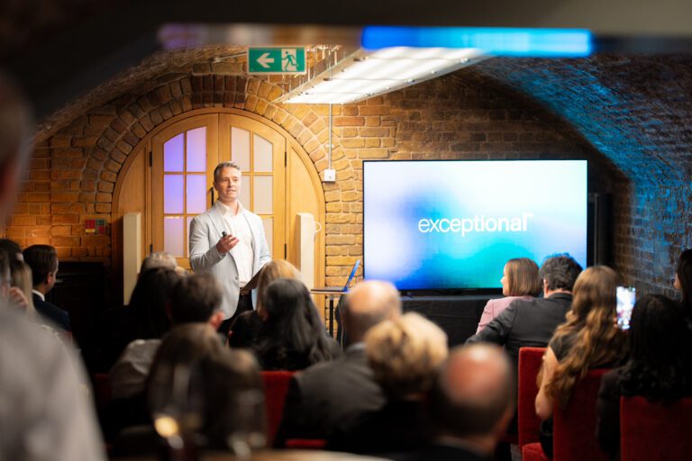 Iain at the exceptional launch event